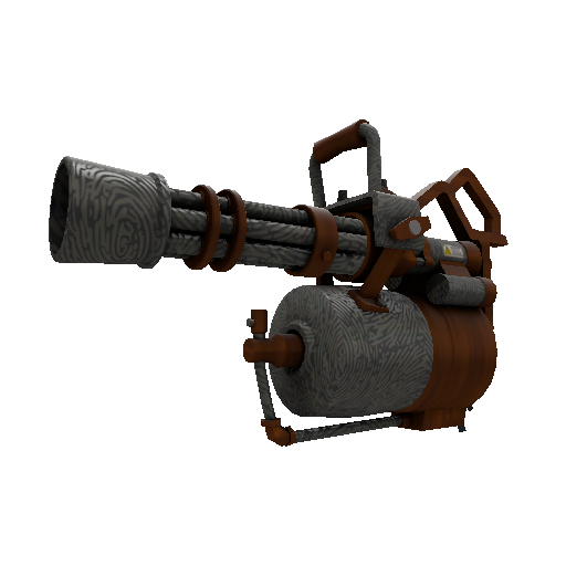 Damascus & Mahogany Minigun